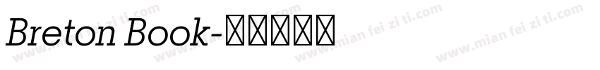 Breton Book字体转换